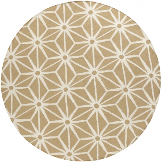 Surya Fallon Light Brown Rug 8' Round