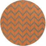 Surya Fallon Burnt Orange Rug 8' Round