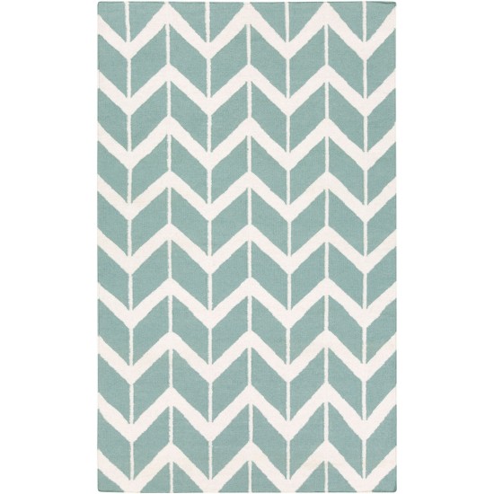 Surya Fallon Fal-1094 Aqua Rug 3'6" X 5'6"