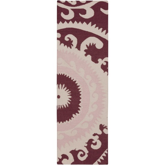 Surya Fallon Lavender Rug 2'6" X 8'