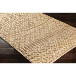 Surya Farmhouse Naturals Light Brown Rug 6' X 9'
