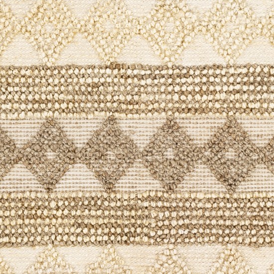 Surya Farmhouse Naturals Light Brown Rug 2'6" X 8'