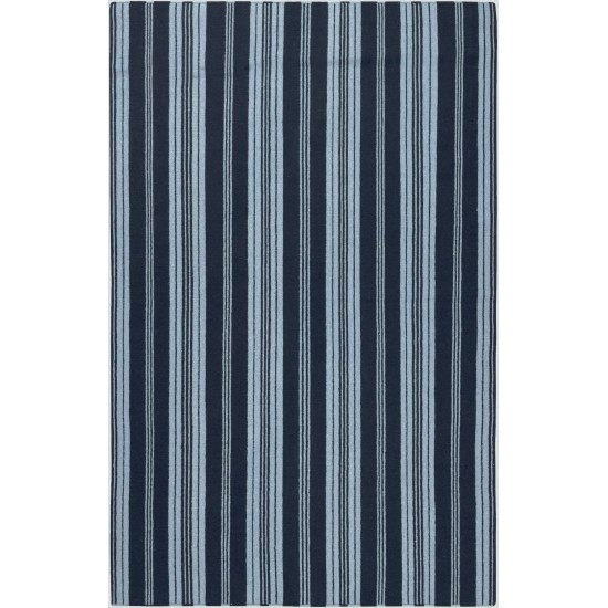 Surya Farmhouse Stripes Pale Blue Rug 2' X 3'