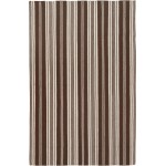 Surya Farmhouse Stripes Beige Rug 3'6" X 5'6"