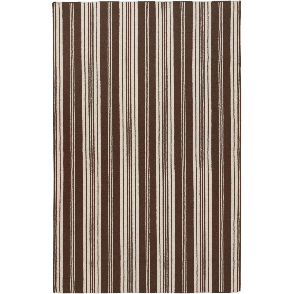 Surya Farmhouse Stripes Beige Rug 3'6" X 5'6"