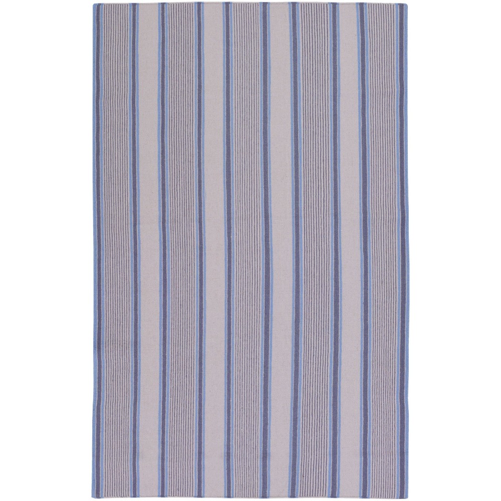 Surya Farmhouse Stripes Medium Gray Rug 5' X 8'