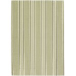 Surya Farmhouse Stripes Light Green Rug 2' X 3'