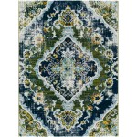 Surya Floransa Fsa-2348 Medium Green Rug 6'7" X 9'