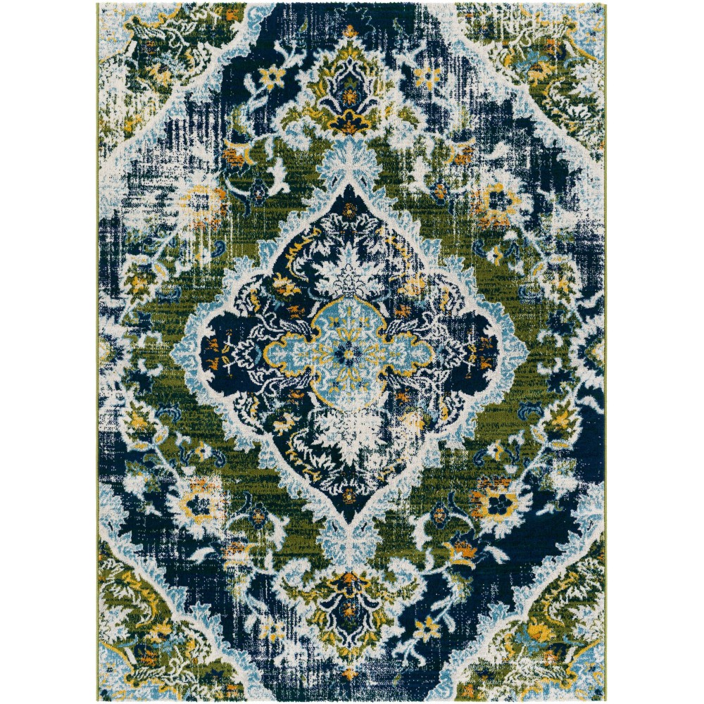 Surya Floransa Fsa-2348 Medium Green Rug 6'7" X 9'