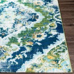 Surya Floransa Fsa-2348 Medium Green Rug 6'7" X 9'