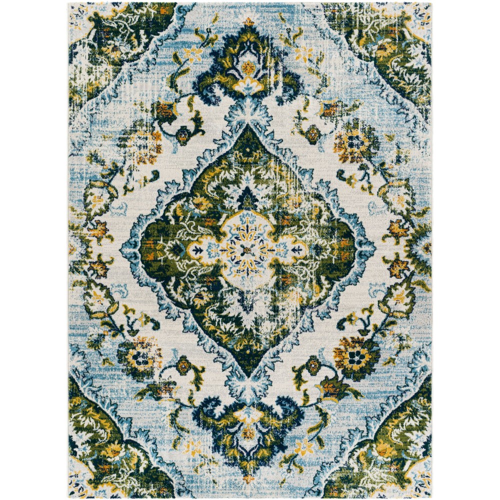 Surya Floransa Fsa-2349 Medium Green Rug 9' X 12'3" Surya Floransa Fsa-2349 Medium Green Rug 9' X 12'3"