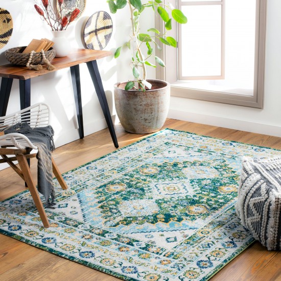 Surya Floransa Fsa-2351 Medium Green Rug 6'7" X 9'