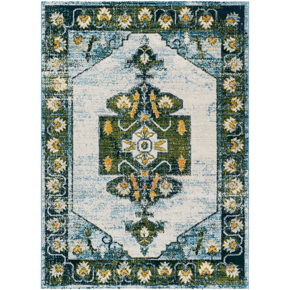 Surya Floransa Fsa-2355 Medium Green Rug 5'3" X 7'1"