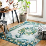 Surya Floransa Fsa-2355 Medium Green Rug 5'3" X 7'1"