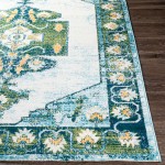 Surya Floransa Fsa-2355 Medium Green Rug 5'3" X 7'1"