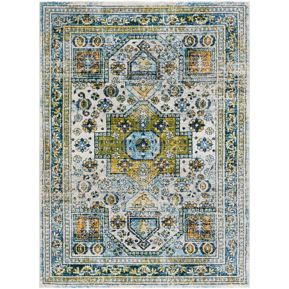 Surya Floransa Olive Rug 5'3" X 7'1" Surya Floransa Olive Rug 5'3" X 7'1"