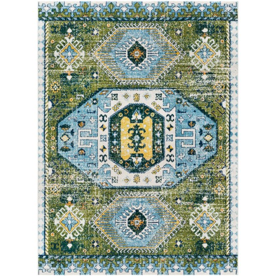 Surya Floransa Fsa-2360 Medium Green Rug 5'3" X 7'1"