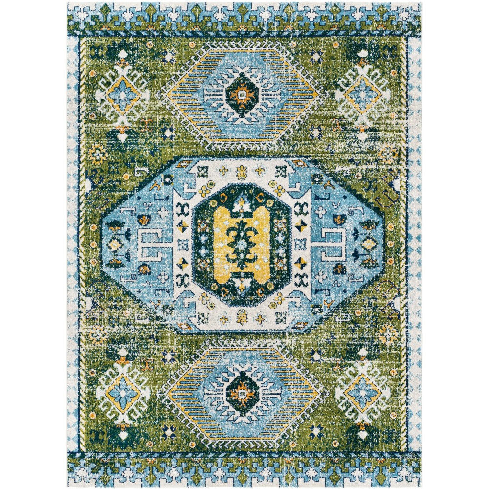 Surya Floransa Fsa-2360 Medium Green Rug 5'3" X 7'1"