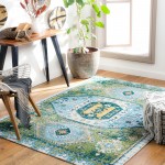 Surya Floransa Fsa-2360 Medium Green Rug 5'3" X 7'1"