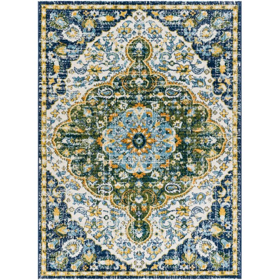 Surya Floransa Fsa-2363 Medium Green Rug 6'7" X 9'