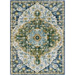 Surya Floransa Fsa-2363 Medium Green Rug 7'10" X 10'