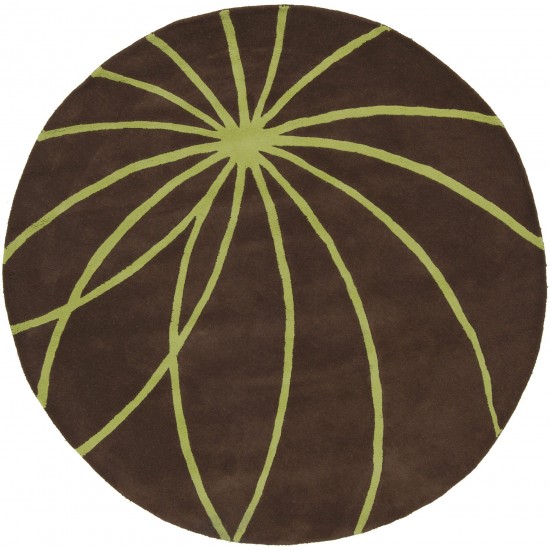 Surya Forum Olive Rug 9'9" Round