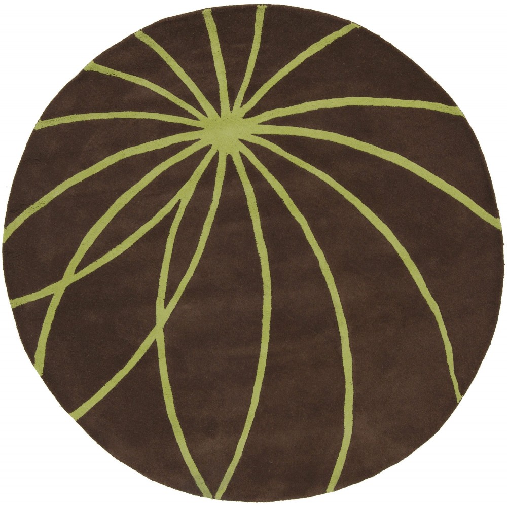 Surya Forum Olive Rug 9'9" Round