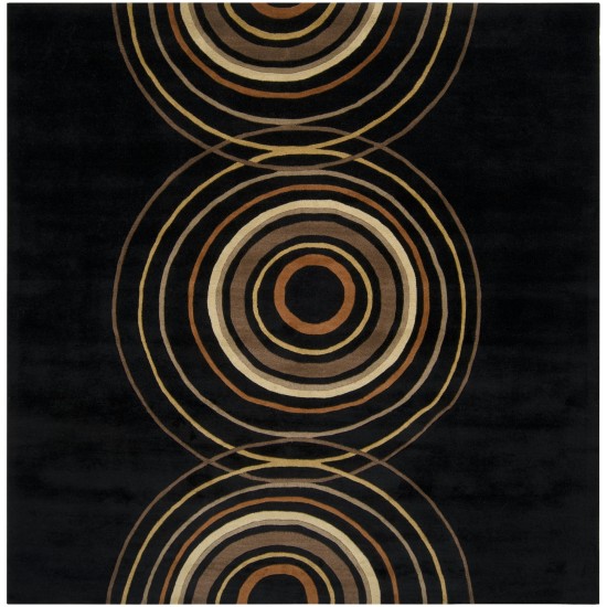 Surya Forum Fm-7080 Black Rug 9'9" Square