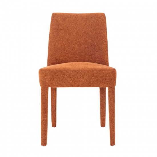 Wilson Mid-Century Modern Upholstered Vintage Dining Chair (Set of 2) - Auburn