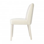 Wilson Mid-Century Modern Upholstered Vintage Dining Chair (Set of 2) - Ivory