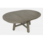 Telluride Contemporary Rustic Farmhouse Five Piece Dining Table Set