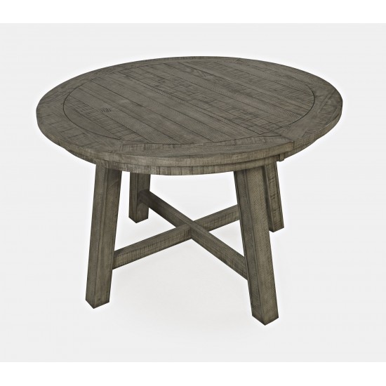 Telluride Rustic Farmhouse Round to Oval Counter Height Dining Table