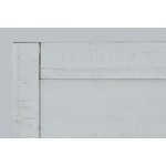 Maxton Contemporary Coastal Distressed Acacia Twin Size Bed - Ivory