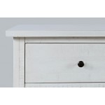 Maxton Contemporary Coastal Distressed Acacia Dresser - Ivory