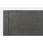 Maxton Coastal Distressed Acacia Queen Size Bed with Storage Drawers - Stone