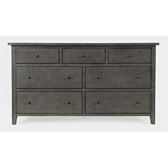 Maxton Contemporary Coastal Distressed Acacia Dresser - Stone