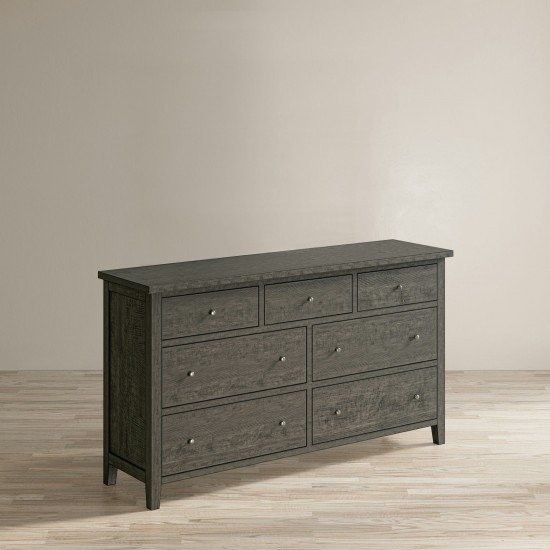 Maxton Contemporary Coastal Distressed Acacia Dresser - Stone