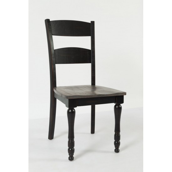 Madison County Reclaimed Pine 106" Farmhouse Nine-Piece Dining Set - Black