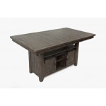 Madison County 72" Farmhouse Storage Table 7-Piece Dining Set - Barnwood Brown