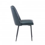 Maddox Faux Leather Upholstered Dining Chair (Set of 2) - Blueberry