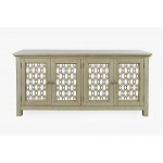 Isabella 69" Luxury Mirrored Sideboard Storage Cabinet - Champagne