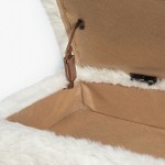 Huggy Luxury Plush Faux Fur Upholstered Storage Bench - Natural