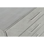 Eloquence Contemporary Modern 38" Chest of Drawers with Metal Hardware - Grey