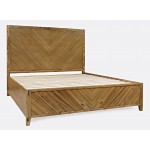 Eloquence Contemporary Modern Queen Size Bed - Natural