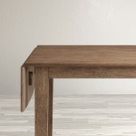 Eastern Tides Coastal Wire-Brushed Acacia Dining Table - Brushed Bisque