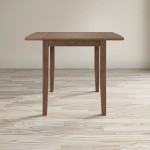 Eastern Tides Coastal Wire-Brushed Acacia Counter Height Dining Table