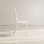 Eastern Tides X-Back Acacia Dining Chair (Set of 2) - Brushed White