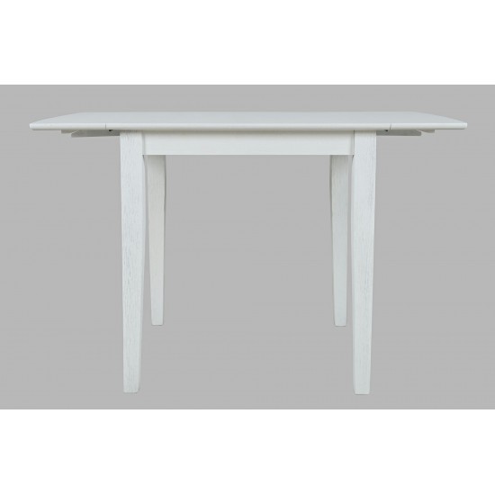 Eastern Tides Coastal Wire-Brushed Acacia Dining Table - Brushed White