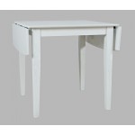 Eastern Tides Coastal Wire-Brushed Acacia Dining Table - Brushed White