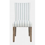Eastern Tides Acacia Upholstered Parsons Dining Chair (Set of 2)